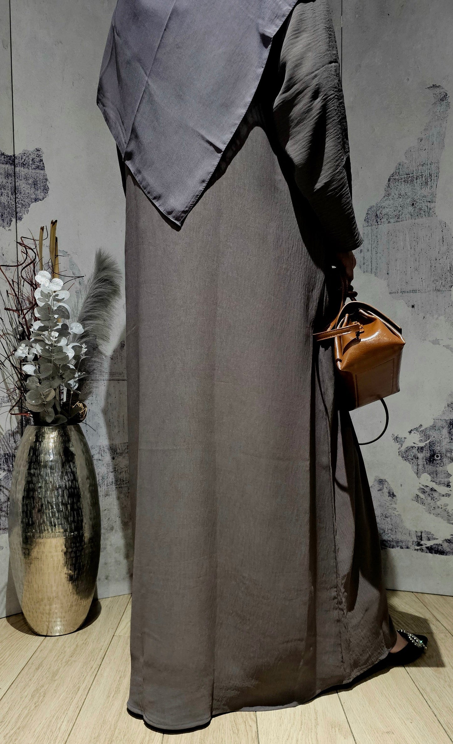 CY Abaya Pocket Style & Matching Scarf