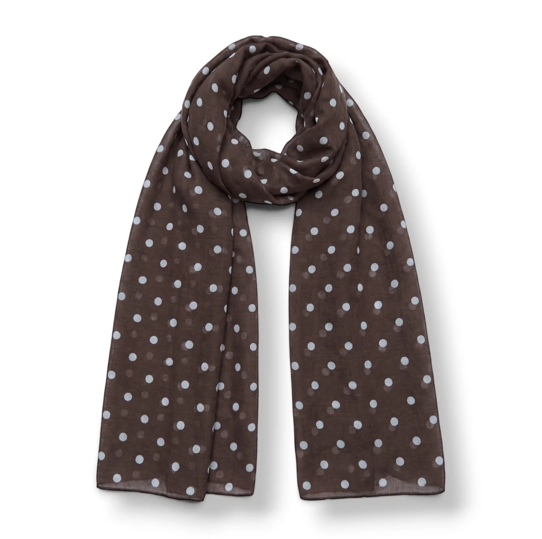 Polka Dot Modal Scarf