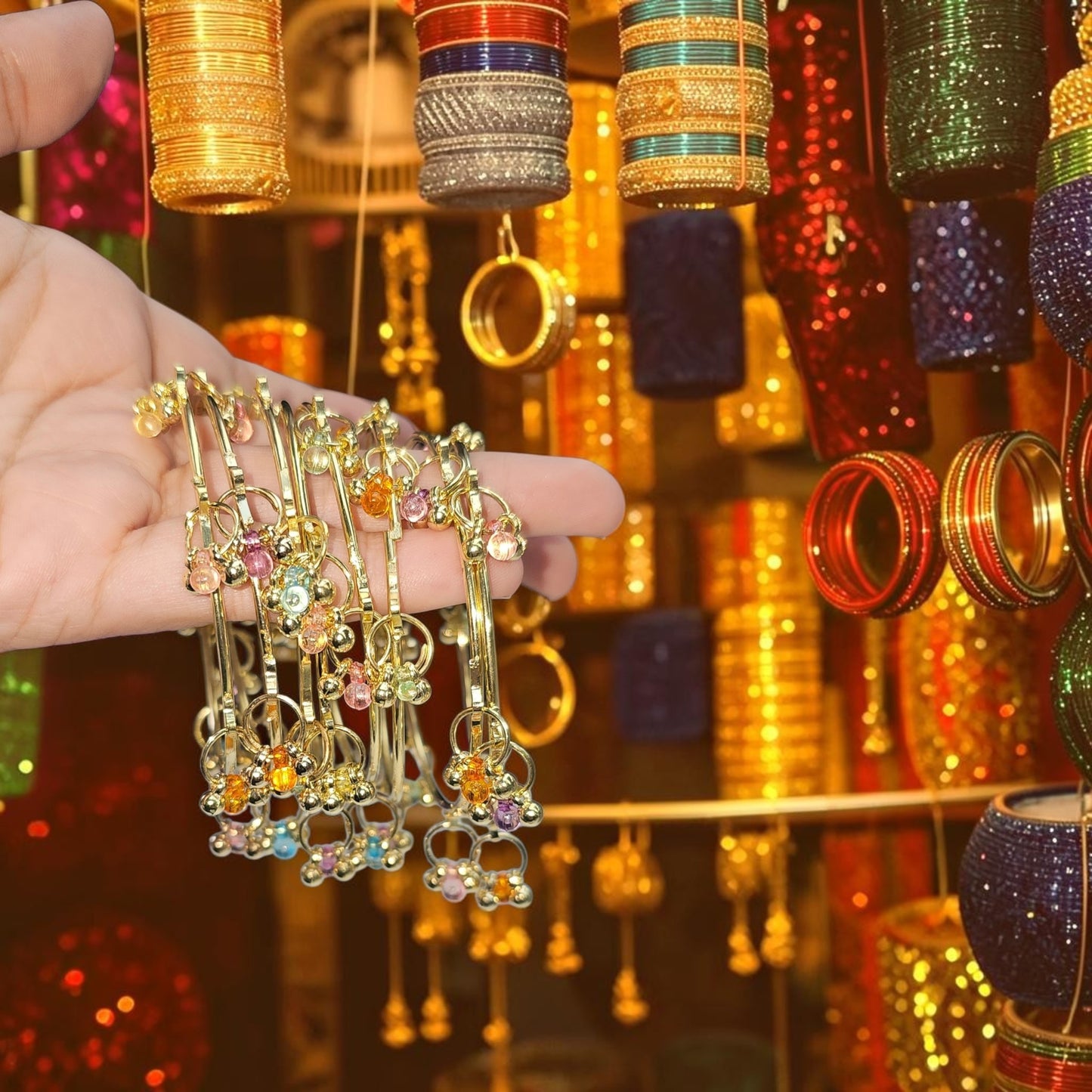 Kashmiri Bangles Set – 8 Piece Traditional Bracelet Set