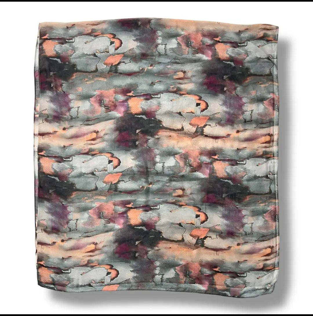 Water colour Floral Print Modal Hijabs