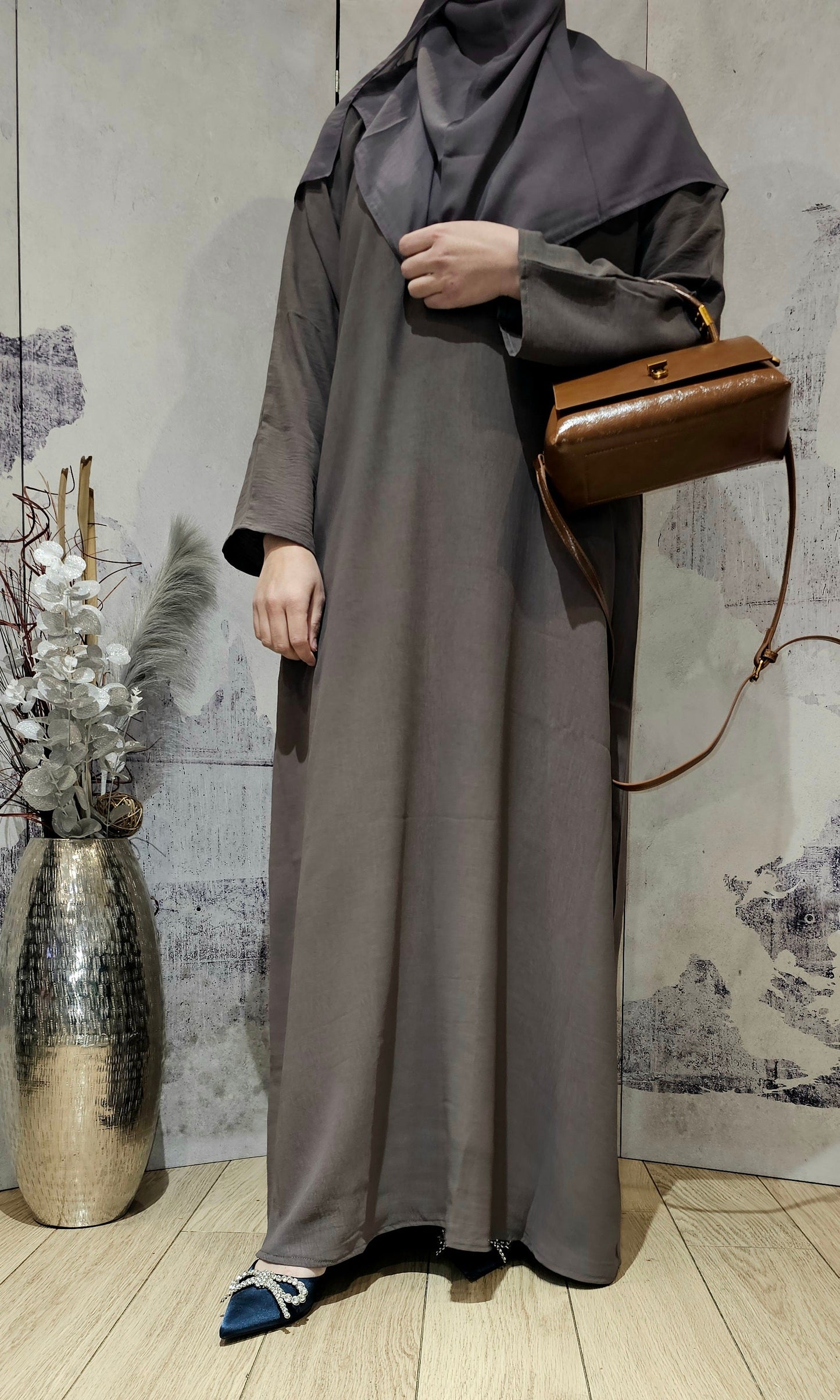 CY Abaya Pocket Style & Matching Scarf