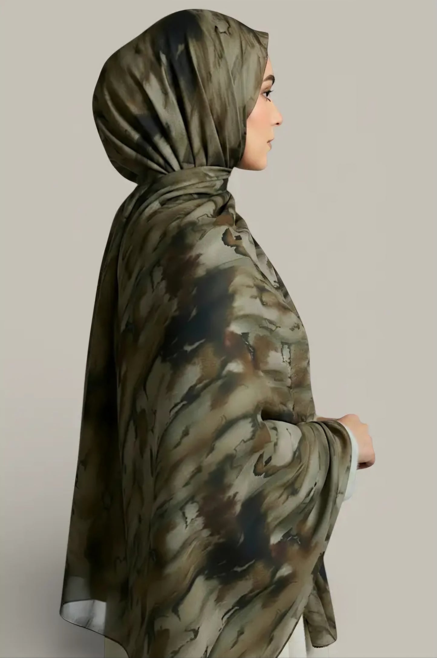 Water colour Floral Print Modal Hijabs