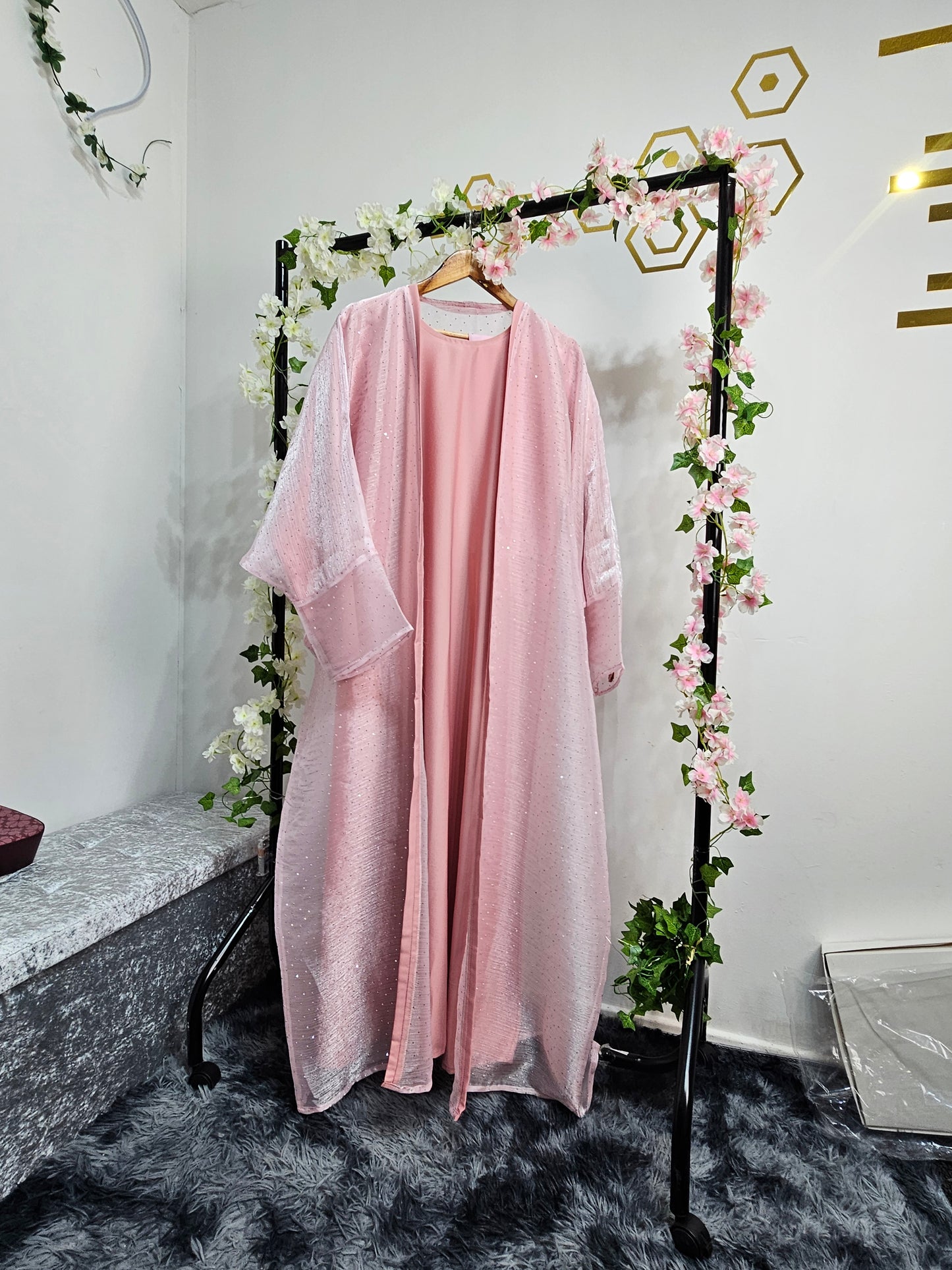 Fatiisa-NOOR Luxury abaya 3pc