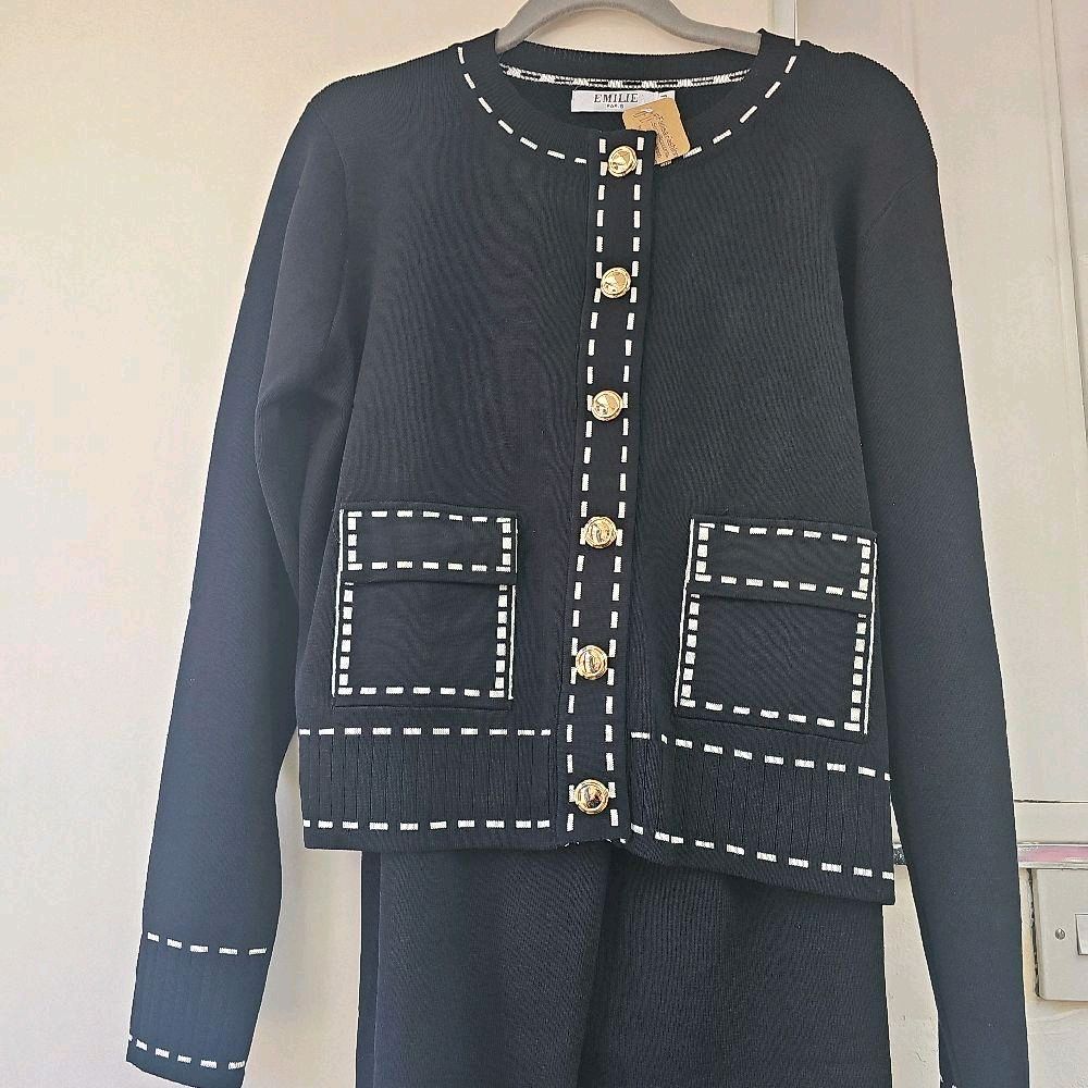 Sweater Material Coord Set – One Size, 3 Colours