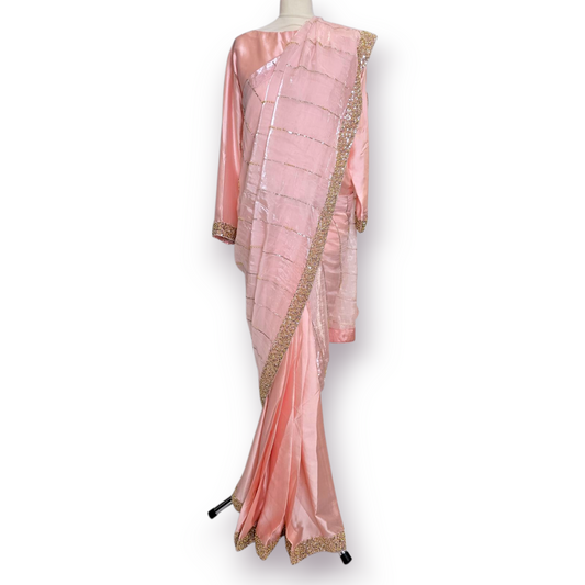 Chiffon Georgette Ready-made Saree