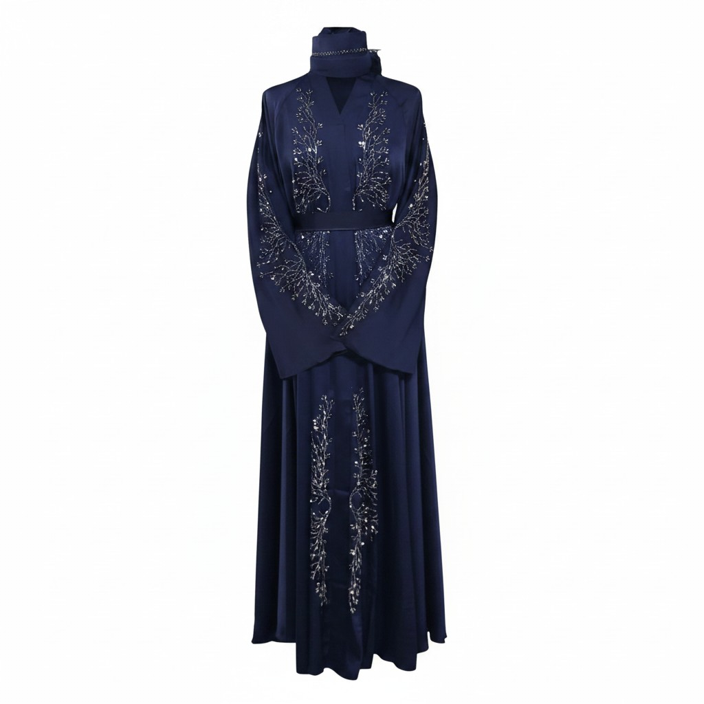 Fatiisa Noor Elegant Beaded Abaya