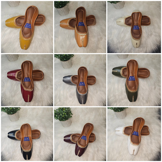 Fatiisa's New Backless Khussa for Ladies U.K from 3-8 Shoes Women Footwear Girl Sandal