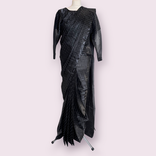 Celestial Charm Organza Ready-made Saree