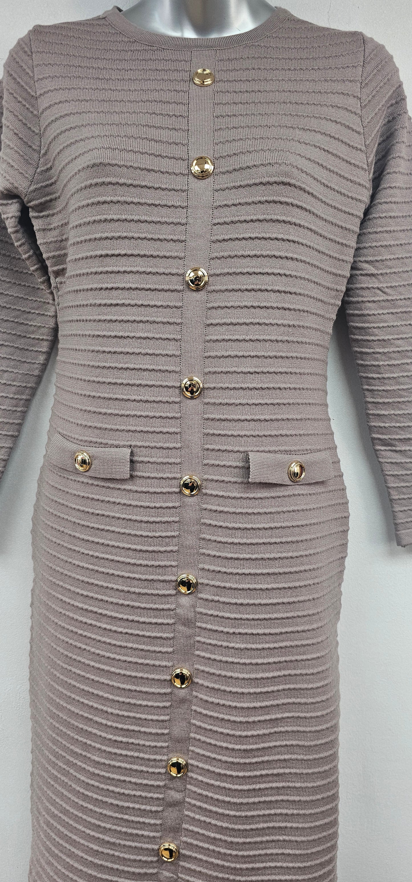 Autumn/Winter 2025 Collection: Elegant Casual High-End Hip-Hugging Long Sweater Dress, Women’s Autumn Tops & Womenswear Formal