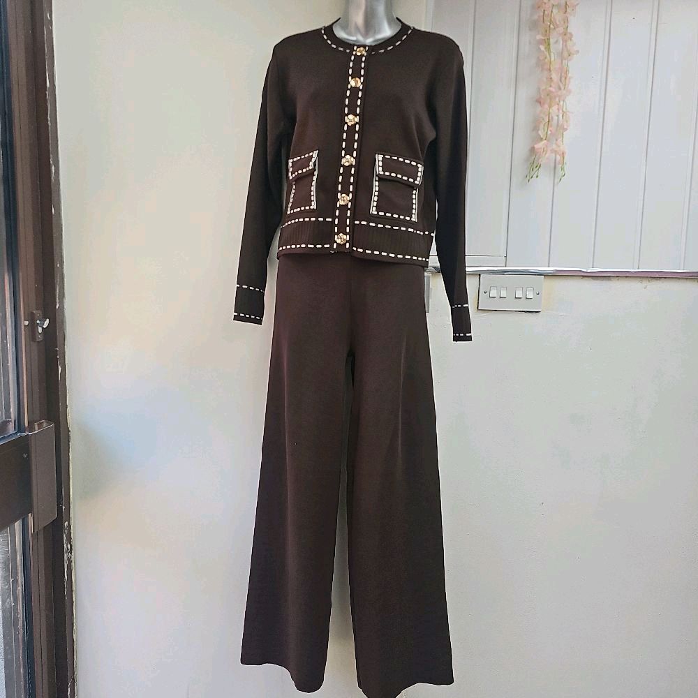 Sweater Material Coord Set – One Size, 3 Colours